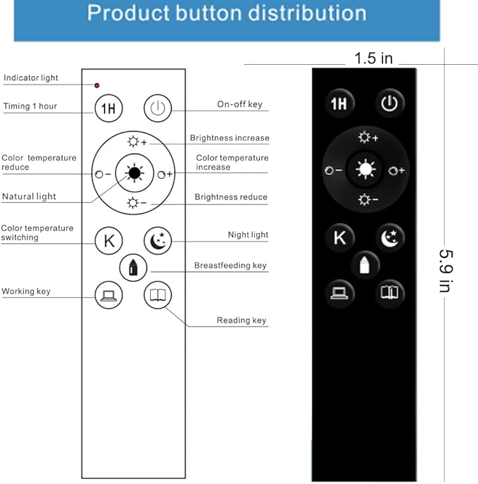 LED Bulb with a 2.4GHz Remote Control, A60 Smart Light Bulb for Lamp, Bedroom, Mood Soothing,12W 1000lm,100W Equivalent,Stepless Dimmable 1% to 100% 2700-6500K,2 Bulb & 1Remote