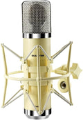 SUUNTOK FET Condenser Microphone Professional XLR Studio Microphone with 34mm Large Diaphragm, Cardioid Recording Mic Computer Gaming PC TM251S Mic Kit for Singing, Podcasting, YouTube (Yellow)