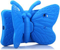 Kids Case for Apple iPad mini 5/Mini 4/Mini 3/Mini 2/Mini 1 with Kickstand Soft EVA Foam Lightweight Shockproof Stand Cover for iPad mini 5th/4th/3rd/2nd/1st Generation 7.9", Blue Butterfly