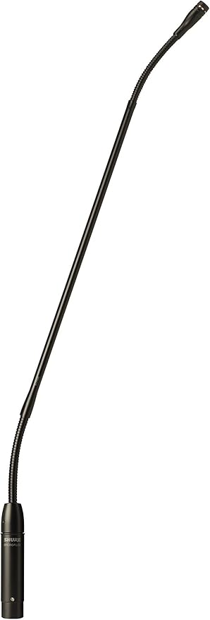 Shure MX418/S Supercardioid Condenser Microphone, 18" Gooseneck with Attached XLR Preamp, Shock & Flange Mount, Snap-Fit Foam Windscreen