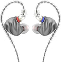 FIIO FH3 HiFi Earphones 3 Drivers (1 Dynamic + 2 Knowles BA), in-Ear Earphones High Resolution, Bass Sound, High Fidelity for Smartphone/PC/Tablet (Titanium)