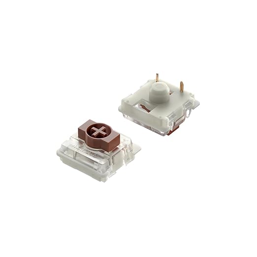 Ranked Gateron Ks-33 Low Profile v2 Key Switches for Mechanical Gaming Keyboards | Plate Mounted (Gateron Brown, 90 Pcs)