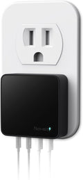 Nekmit USB C Charger, Fast Thin Flat 52W 4-Port Wall Charger with Two 20W Power Delivery and 2 USB Port for iPhone 14/14 Pro/14 Pro Max, Galaxy, Pixel, iPad Pro, AirPods Pro and More, Upgraded