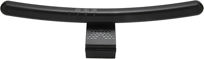 Curve Computer Light Curved Monitor Light Bar - Stepless Dimming 3 Color Temperature Touch Control - Type C Computer Screen Lamp for Eye Protection & Optimal Productivity