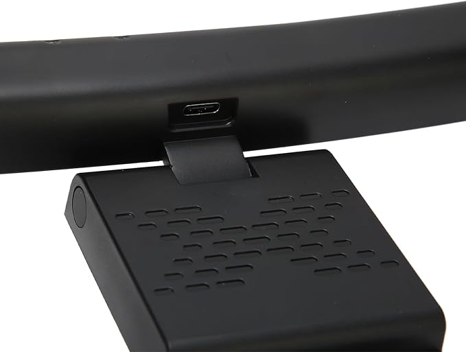 Curve Computer Light Curved Monitor Light Bar - Stepless Dimming 3 Color Temperature Touch Control - Type C Computer Screen Lamp for Eye Protection & Optimal Productivity
