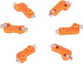 DUROCK MX Hotswap Sockets - Mechanical Keyboard Switches Hot-Swap PCB Sockets (Orange, 110pcs)