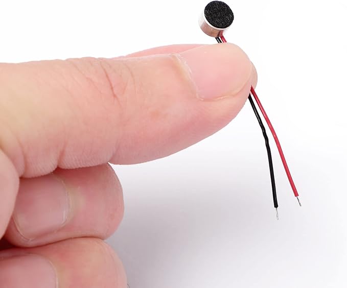 uxcell 10Pcs 6mm x 3.5mm 2-Wire Electret Condenser Microphone with 3.5mm Jack, High Sensitivity Stereo Mic for Recording Devices, Electronics, DIY Projects