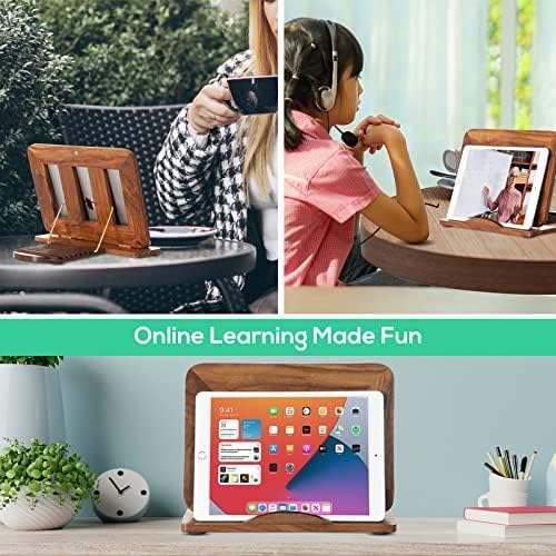 Vertical Laptop Stand Holder for MackBook Dell HP I Dual Dock Slots | Plastic-Free| (Indian Rosewood)