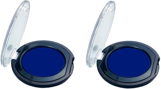 iMark Fingerprint Pad, Thumbprint Pad for Notary, Security ID & Law Enforcement – 2 Pack (Blue)