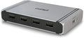 CalDigit Thunderbolt 4 Element Hub - Universal Multi-Port Hub, 4X Thunderbolt 4/USB4 Ports, 4X USB 3.2 Gen2 10Gb/s Ports, Up to Single 8K or Dual 4K 60Hz Displays, 60W Charging with 0.8m Cable