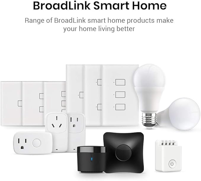 Broadlink Smart Bulb, 10W RGB Dimmable Wi-Fi LED Smart Light Bulbs Color Changing A19 800lm, Works with Alexa, Google Home, Siri and IFTTT, No Hub Required (4-Pack)
