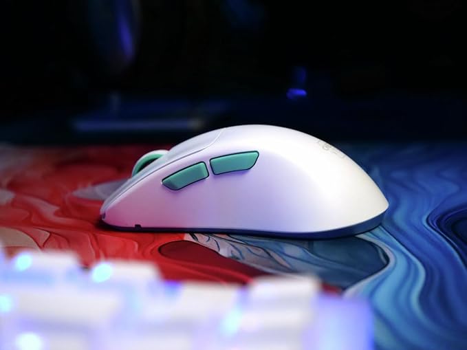 M64 Wireless | Ultra Light Ergonomic Gaming Mouse (M64, White)