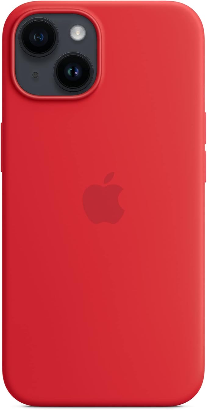 Apple iPhone 14 Silicone Case with MagSafe - (Product) RED