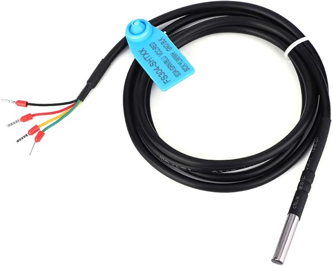 Digital Temperature Humidity Sensor Probe, Waterproof Humidity Sensor, Humidity Monitor with Stainless Steel Case for Farm.(SHT35)