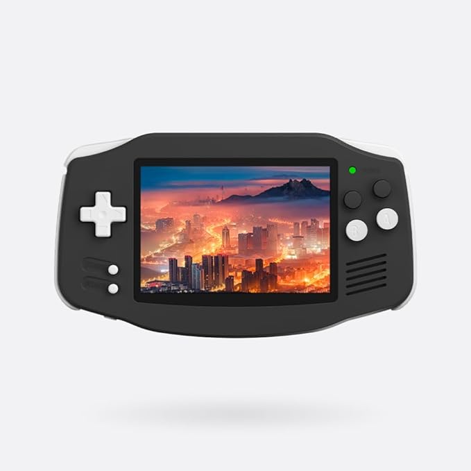 RG34XX Handheld Game Console 18K+ Preloaded Retro Games 35 Emulators 3.4” IPS Display 4K TV Output Classic Video Game Console Portable Gaming System with Fancy Case & Accessories (Black-64GB)