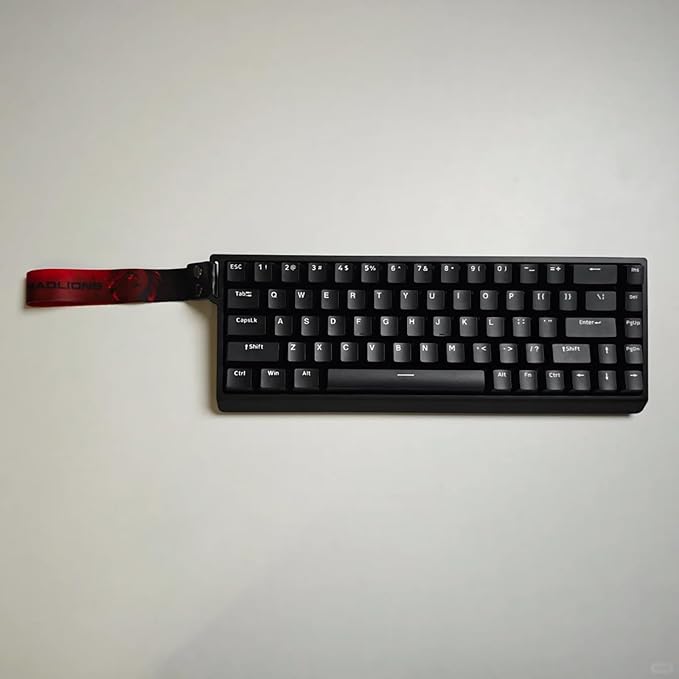 Hyekit x FGG MADLIONS MAD 68 HE RGB 60% Wired Magnetic Switch Gaming Keyboard with Adjustable Actuation, 8000 Hz Polling Rate, Rapid Trigger Mode, Hall Effect Switches, for PC/Mac, Black