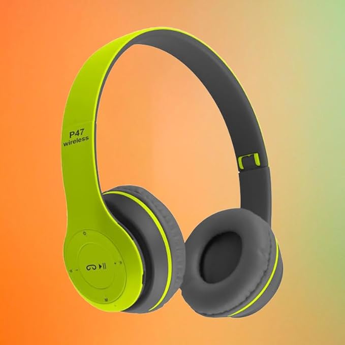 Upgraded Hybrid Noise Cancelling Headphones Over Ear with Transparent Modes Wireless Bluetooth with Mic Deep Bass Soft-Earpads Hi-Fi Audio Comfortable Fit Long Playtime for Home Office Travel Green