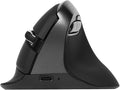 DELUX Wireless Ergonomic Mouse, Vertical Mouse for Small Hands, Silent Click Ergo Mouse, Up to 4000 DPI, 6 Buttons, Rechargeable, 2.4G/BT 5.2 Dual-Mode, Compatible with Laptop/PC (M618MINI-Iron Gray)