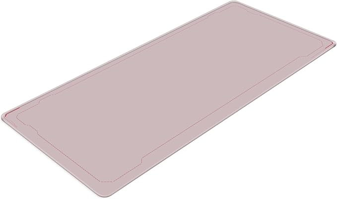 Pixio Mouse Pads - 36 x 16 inch XXL Pink Border Multifunctional Large Desk Mats for Gaming, Office, Desktop Anti-Slip Waterproof Washable Computer Mouse Mat