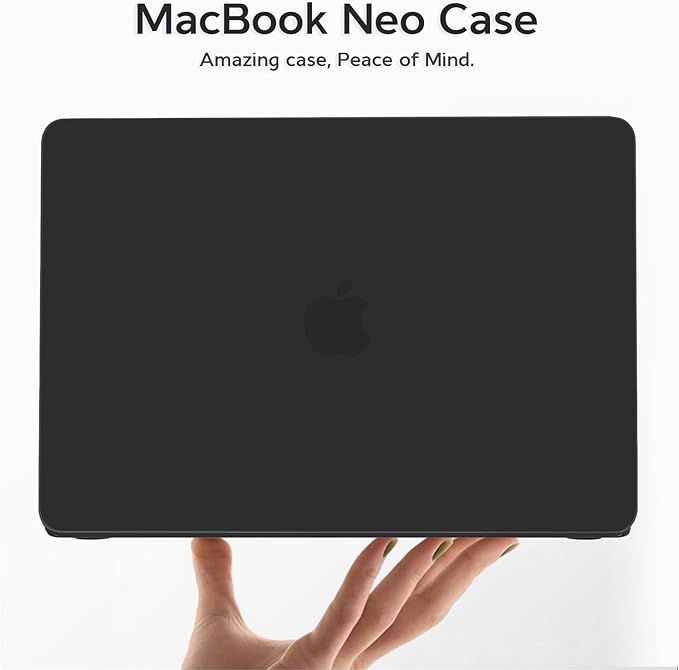 B BELK for MacBook Neo Case 13 inch 2026 (A18 Pro, Model A3404), Slim Matte Hard Shell Case with Keyboard Cover & Screen Protector, 1:1 Precision Fit Protective Laptop Cover for Mac Neo 13 inch, Black