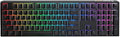 Ducky One 3 Black 100% Mechanical Keyboard: Quack Mechanics Dampening, Hot-Swappable Cherry Speed Silver Switches, High-Density PBT Doubleshot Keycaps, RGB, US, Black