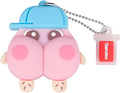 USB Flash Drives,Waterproof Silicone USB2.0 High Speed Thumb Memory Stick Pen Date Storage Pendrive U Disk (32GB,Cute Butt)