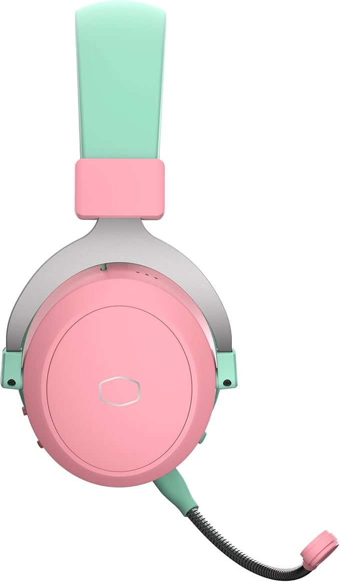 Cooler Master CH351 Macaron Wireless Gaming Over-Ear Headset – 3D Surround Sound, Lightweight, 2.4GHz | Bluetooth, 50mm Drivers, Unidirectional | Detachable Mic, 30-Hour Battery Life