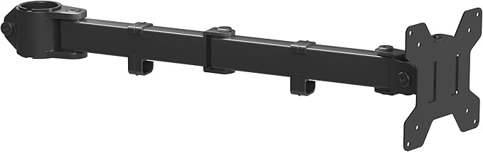 suptek Single Monitor Arm for Desk Mount Stand,Adjustable Monitor Arm for 13 to 32 inch Screen,Support Weight up to 22lbs,and Mounting Holes 75x75mm to 100x100mm,Black(MD6DB)