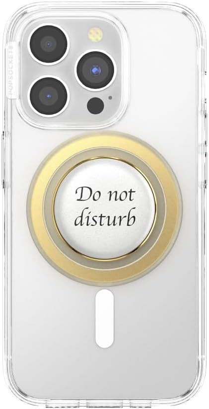 PopSockets Phone Grip for MagSafe, Magnetic Holder, Phone Stand, White - Resin DND