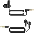 Earphone and External Microphone for Aiworth E36 Voice Recorder