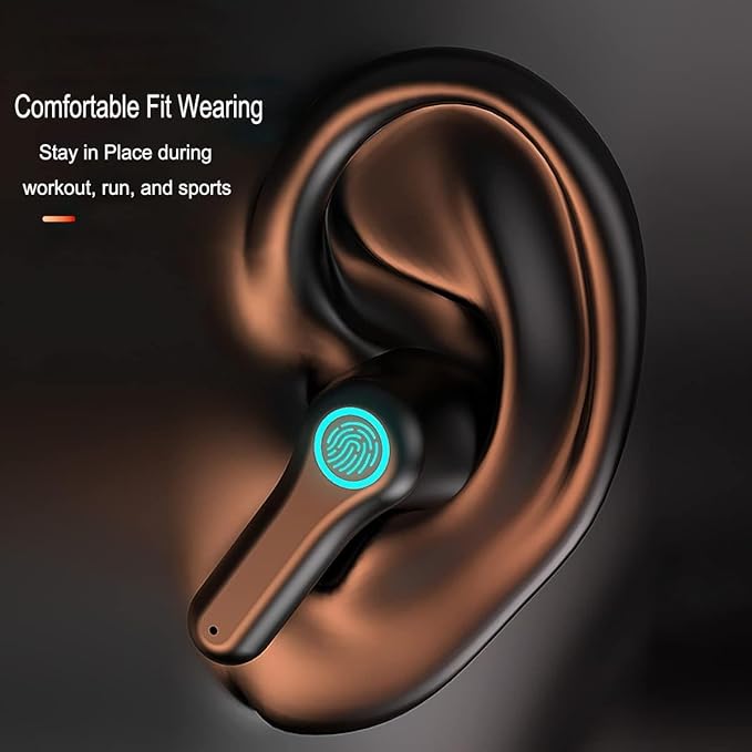 TWS Wireless Earphones ANC Earbuds Headphones Compatible with Motorola Edge Plus (2023,2022,2020), True Stereo Headset Hands-Free Mic Active Noise Canceling Charging Case