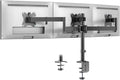 Triple Monitor Mount,3 Monitor Desk Mount Fits 13-27 inch Screens,Triple Monitor Stand Fully Adjustable with Cable Management,22 lbs Weight Capacity per Arm,VESA 75/100mm