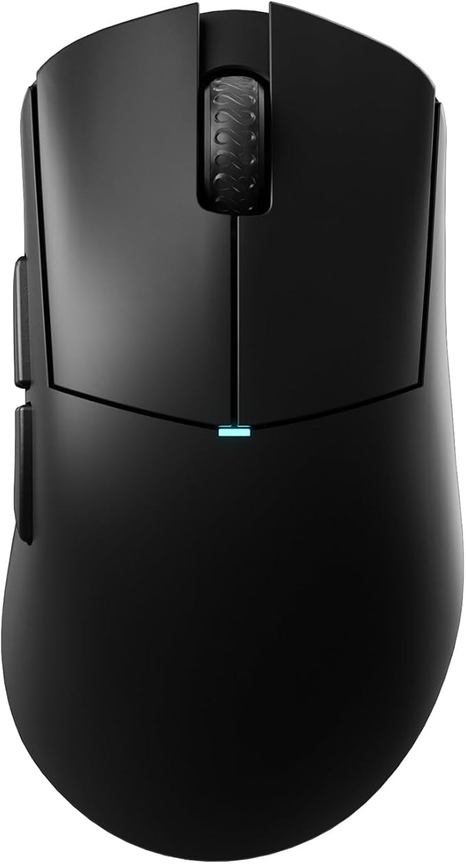 Lamzu Paro Gaming Mouse, Ergonomic, Paw 3950, Nordic 52840, 8k Compatible, 8K Dongle Included (Black)