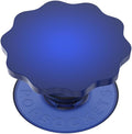 PopSockets Adhesive Phone Grip, Holder, Phone Stand, Blue - Molded Flower Cobalt