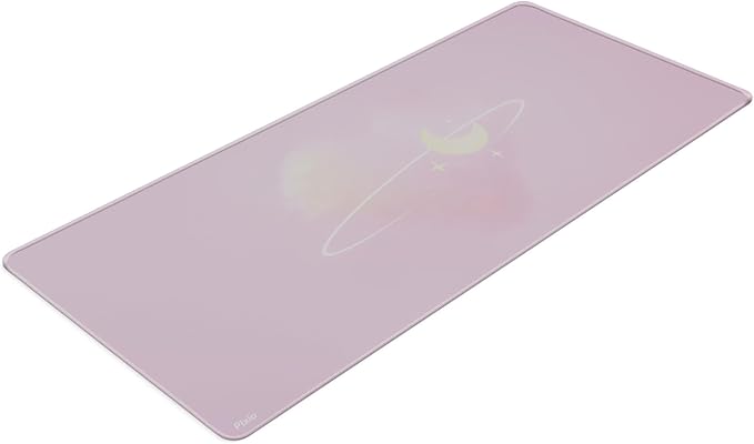 Pixio Mouse Pads - 36 x 16 inch XXL Celestial Love Pink Multifunctional Large Desk Mats for Gaming, Office, Desktop Anti-Slip Waterproof Washable Computer Mouse Mat