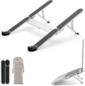 NSMO Laptop Stand – Adjustable Aluminum Portable Laptop Stand with 5-Level Height Settings, Ergonomic Design, Heat Dissipation, Non-Slip Support, Compact Travel Riser for 11”-16” Laptops