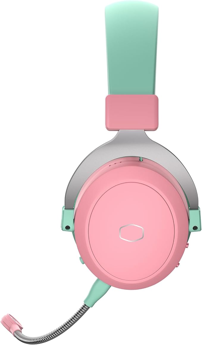 Cooler Master CH351 Macaron Wireless Gaming Over-Ear Headset – 3D Surround Sound, Lightweight, 2.4GHz | Bluetooth, 50mm Drivers, Unidirectional | Detachable Mic, 30-Hour Battery Life