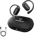 Bluetooth Headphones Air Conduction, IPX5 Waterproof Air Conduction Ear Buds, Over Ear Headphones with MIC, Over Ear Earbuds for Sports, Running Earbuds, 35 Hours Music, Clear Calls