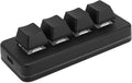 XUMIUZIY 4 Key Programmable Keypad, 4 Key OSU Keypad,Universal Quick Copy Paste, No Drive, Wireless/Bluetooth/Wired USB Dual Mode 4 Point Custom Macro Keyboard RGB Lighting