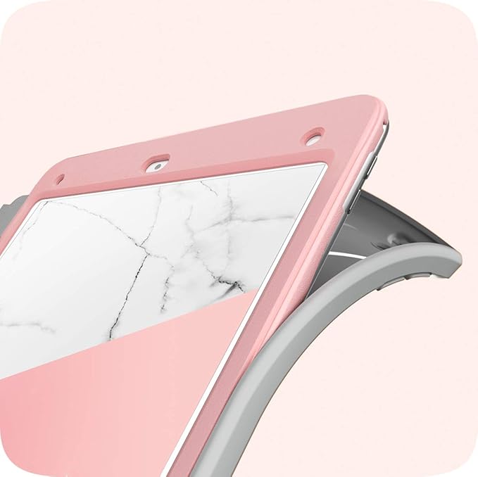 i-Blason Cosmo Case for iPad Air 3 10.5" 2019 (3rd Gen) / iPad Pro 10.5 2017, [Built-in Screen Protector] Trifold Stand Protective Case Cover with Pencil Holder and Auto Sleep/Wake, Marble, 10.5"