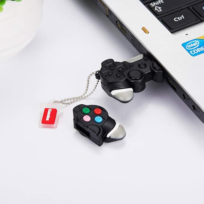 USB Flash Drive, 8GB / 16GB / 32GB USB2.0 Cute Shape USB Memory Stick Date Storage Pendrive Thumb Drives (16GB, Gamepad)
