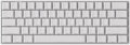 MONSGEEK FUN60 Pro Rapid Trigger Gaming Keyboard 8k SP Magnetic Switch HE Keyboard Multi-Modes Wireless 60% White Shine-Through (Glare Magnetic Switch)