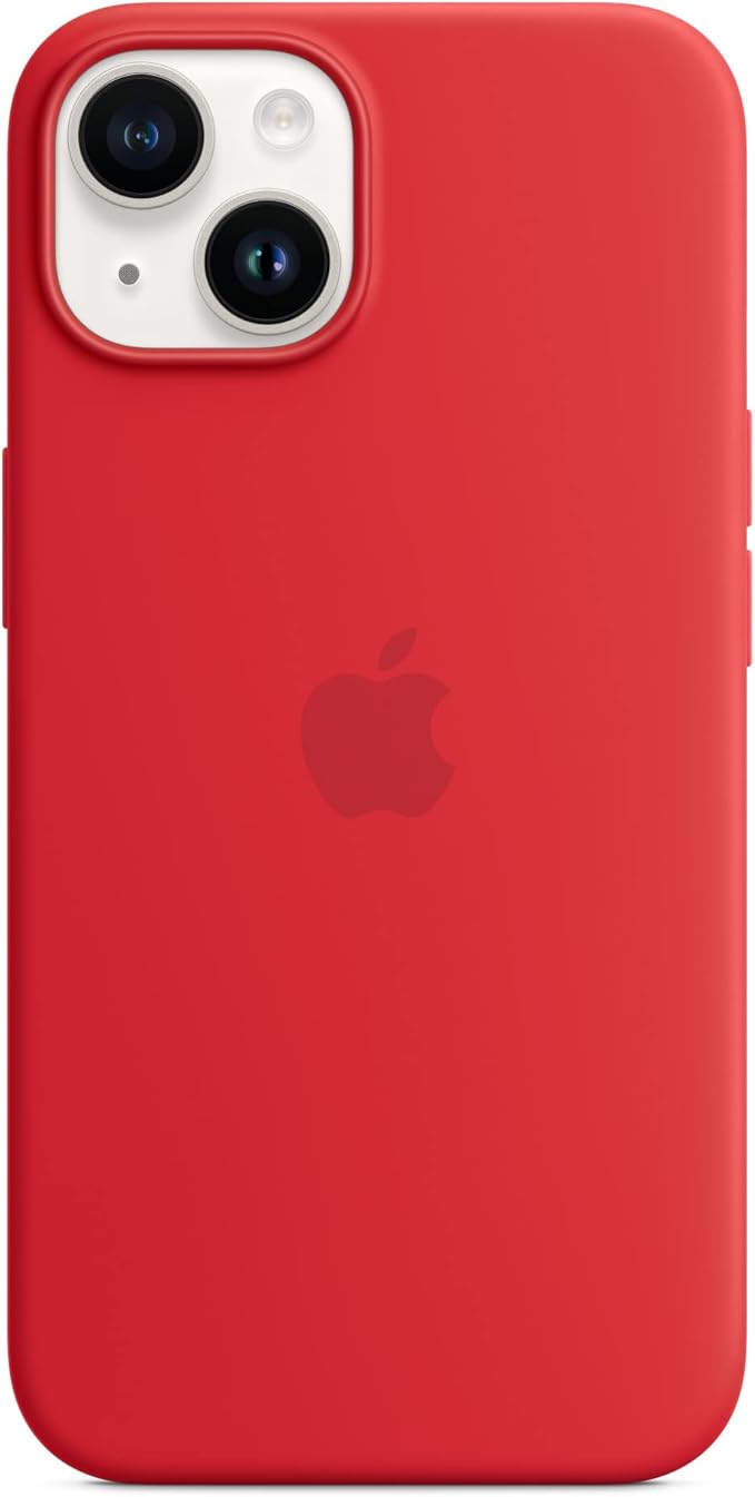 Apple iPhone 14 Silicone Case with MagSafe - (Product) RED