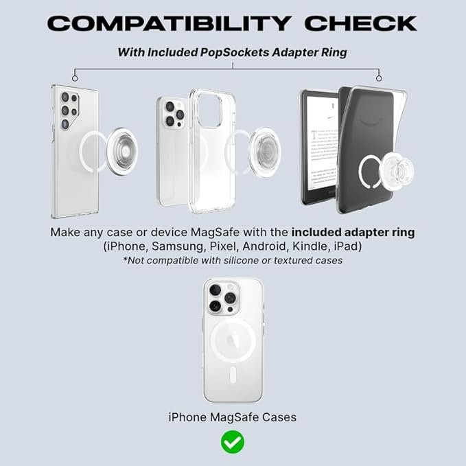 PopSockets Phone Grip for MagSafe, Magnetic Holder, Phone Stand, Enamel - Enamel Dragon