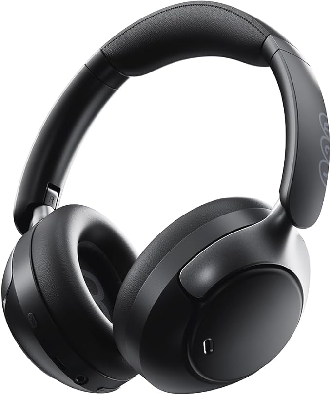QCY H3 PRO Adaptive ANC Wireless Headphones Over Ear, 50dB Active Noise Cancellation with Multiple Modes, LDAC Hi-Res Wireless Audio, 55H Playtime, Custom EQ via App, Bluetooth 5.4