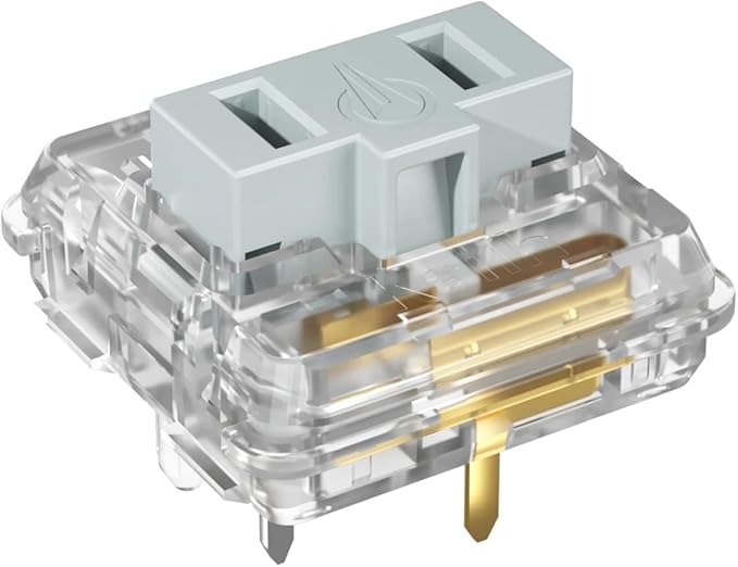 Kailh Silver Low Profile Switches 5 Pin Thiner Key switches- DIY Switches for Mechanical Gaming Keyboard Linear Hand Feeling (Silvers 30pcs)