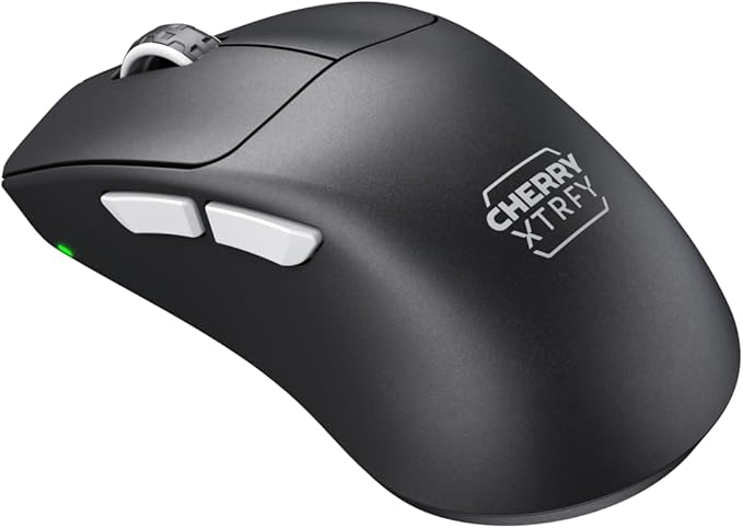 CHERRY XTRFY M64 Wireless | Ultra Light Ergonomic Gaming Mouse (M64 Pro 8K, Black)