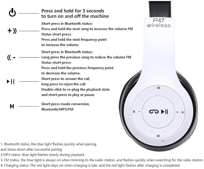 Upgraded Hybrid Noise Cancelling Headphones with Transparent Modes Wireless Bluetooth with Mic, Deep Bass,Soft-Earpads