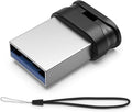 RAOYI USB Stick 128GB USB 3.0 Flash Drive with Lanyard,128G Mini Fit Memory Stick Ultra Slim Thumb Drive Zip Drive for PC Desktop-Black