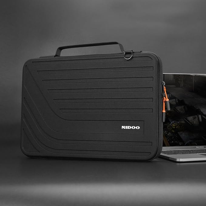 NIDOO 13.3 inch Laptop Sleeve Carrying Case 14 inch Computer Bag Shockproof Hard Shell Protective Cover Handle for 13 inch MacBook Air Pro/13.5" Surface Laptop 6/14" ThinkPad E14 Gen 6/ Dell HP Asus